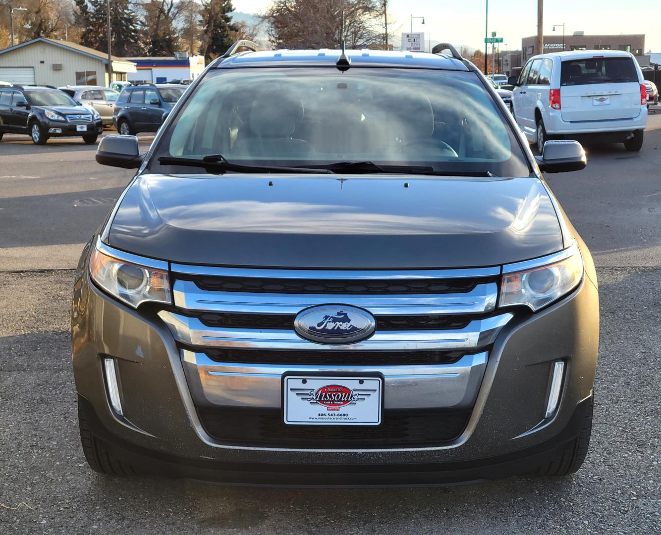 2013 Grey /Gray Ford Edge SEL (2FMDK4JC9DB) with an 3.5L V6 engine, 6-Speed Automatic transmission, located at 450 N Russell, Missoula, MT, 59801, (406) 543-6600, 46.874496, -114.017433 - Nice All Wheel Drive. Air. Cruise. Tilt. Power Windows and Locks. Bluetooth. Nice Cooper Tires. - Photo#2